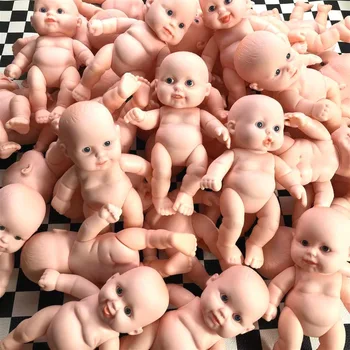 

Realistic Reborn Baby Doll Lifelike Newborn Baby Unpainted Unfinished Body Figure DIY Blank Simulation Model Kids Toys Kit