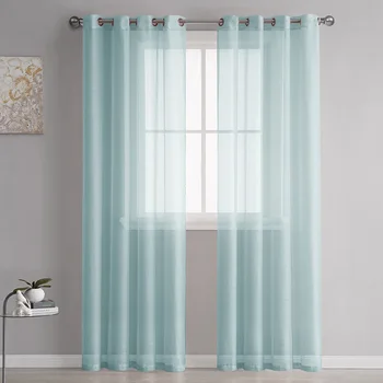 

Dolly Solid Color Window Screen Ready-made Curtain