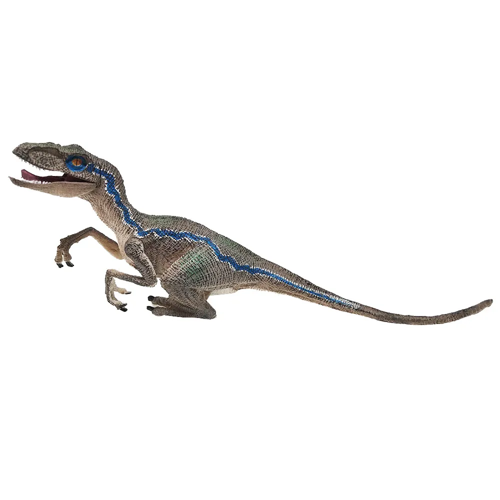 Мир Юрского периода Динозавр игрушки Велоцираптор Синяя Игрушка-динозавр классика для детей модель животного экшн Парк Юрского периода игрушки Y928