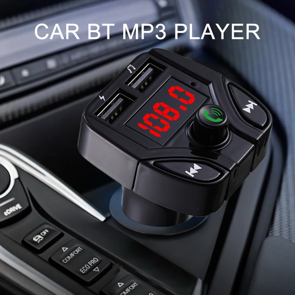 Elistooop FM модулятор передатчик Bluetooth 5 0 радио A USB Автомобильное зарядное устройство