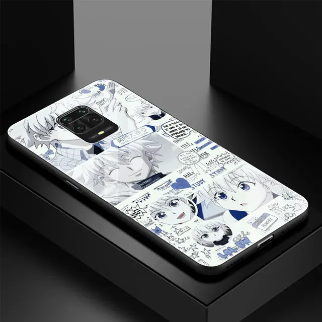 Tempered Glass Case Coque For Xiaomi Redmi Note 9S 9 8 Pro 8T 8A 7 9A 9C 9i Hunter X Hunter HXH Anime Luxury Shell Cover Fundas T03