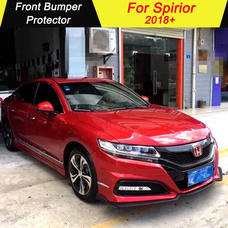 Автомобильный передний бампер протектор для Honda Spirior+ передние бамперы диффузор для губ украшение противоскользящая пластина бампер крышка