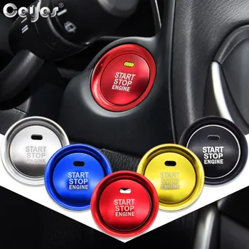 

Ceyes Car Stickers For Mazda 3 BM BN 6 GJ1 GL CX4 CX5 CX 5 Axela CX3 Atenza Auto Engine Start Stop Button Covers Car Styling