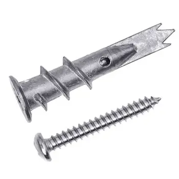 

1Box Zinc Alloy Self Drilling Board Anchors M4.2x30 Tapping Screws Storage Box 37MD