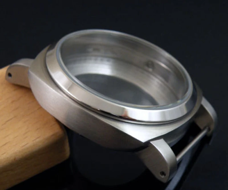 

44mm stainless steel watch CASE fit eta 6497 6498 ST36 HAMILTON 917 921 movement8