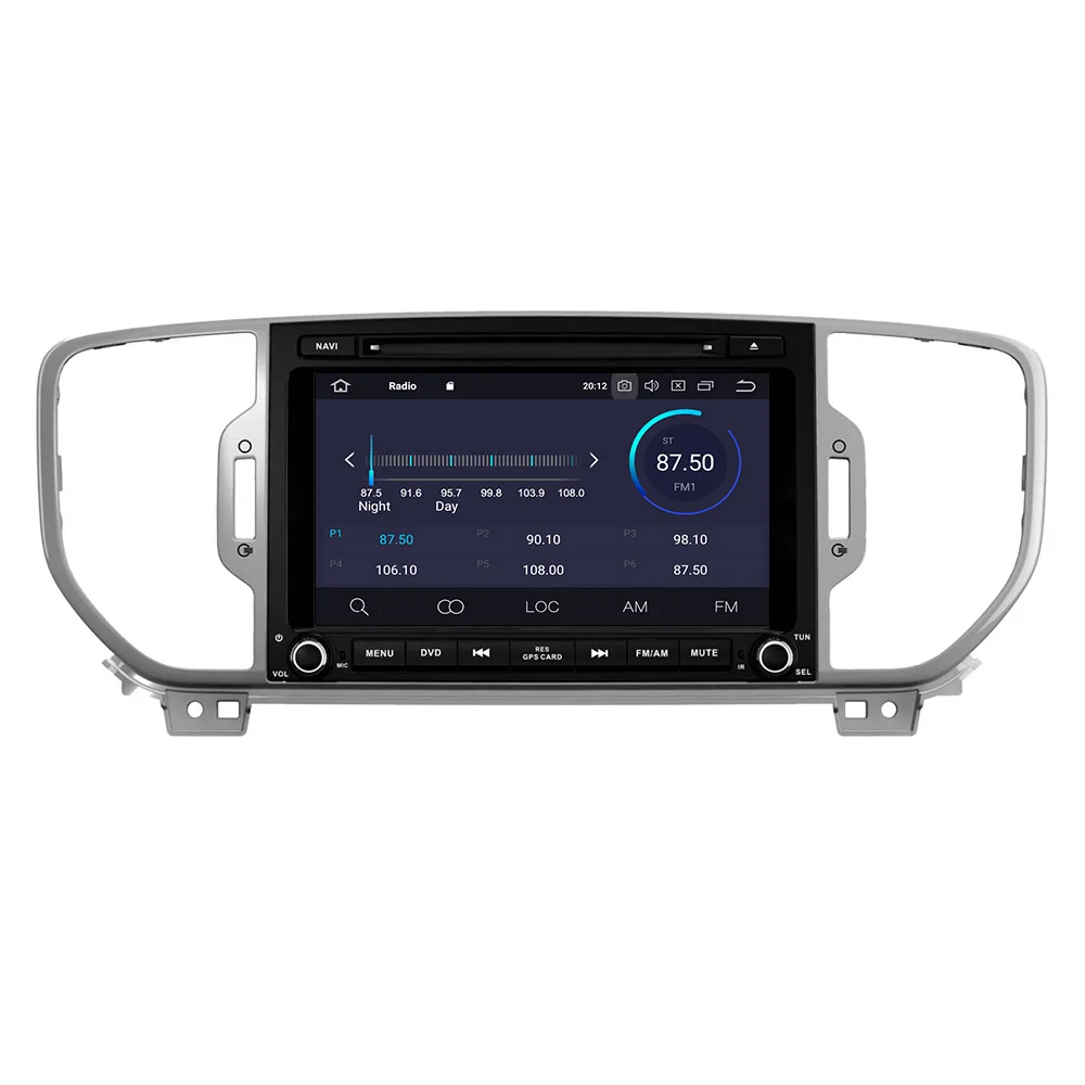 Android 9 с ips DSP экраном для KIA Sportage 4 автомобильный радиоприемник с навигацией GPS Мультимедийная головная установка плеер DVD