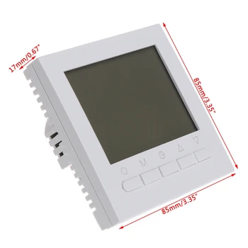

WIFI LCD Electric Heating Thermostat Room Temperature Controller Programmable 35ED