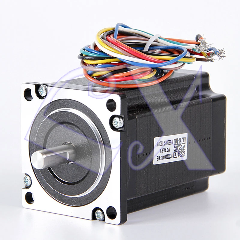 Двухфазный шаговый двигатель Leadshine с тормозом 57HS22-BZ NEMA23 крутящий момент 2 нм 8
