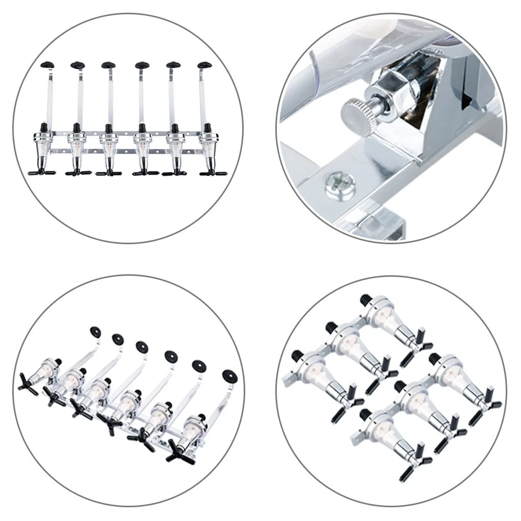 Настенный 6 станция ликера для розлива вина машина Батлер питьевой заливщик дома