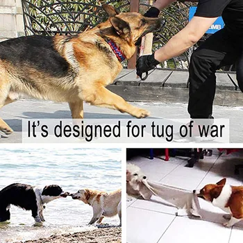 

2pcs With Handle Playing Dog Chew Toy Interactive Durable Stress Relief Gift Squeaky Training Pet Aggressive Tug Chewer
