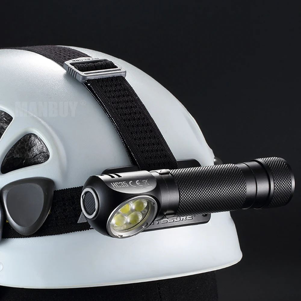 Скидка NITECORE HC35 CREE 4LED 2700 люмен Перезаряжаемые фара головного света + 4000 мА/ч 21700