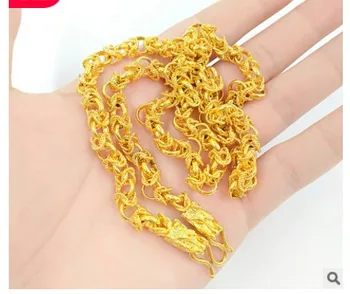 

fashion high quality low price up-market gift gold filled men's necklace 30ere