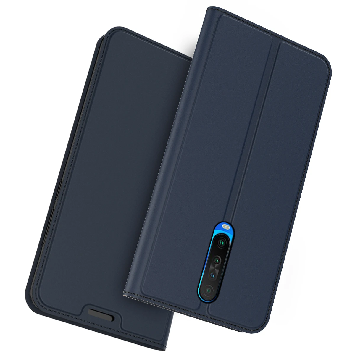 Для Xiaomi Redmi K30 5G чехол из искусственной кожи ударопрочный флип-чехол с магнитной