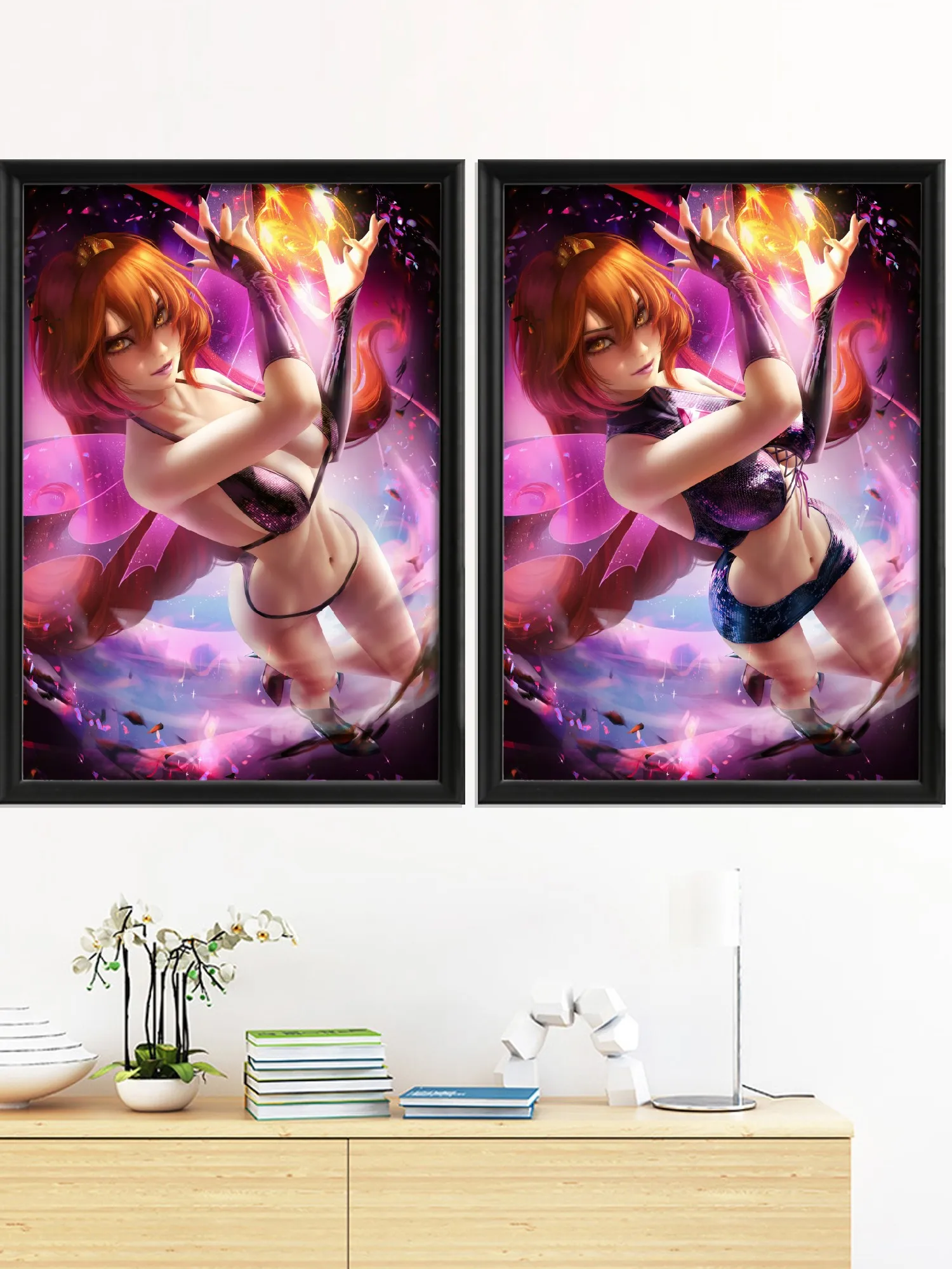 Naked Winx Club Cartoons - Bloom Dark-Bloom Winx Anime Cartoon Sexy Nude Girl Art-Poster For Living  Room Prints Wall Silk Decor Home Custom Decoration - AliExpress