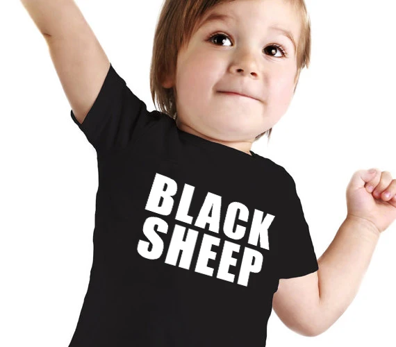 black Г., лидер продаж, брендовая одежда для маленьких мальчиков и девочек милый детский топ с короткими рукавами и буквенным принтом, Детская футболка - Цвет: black