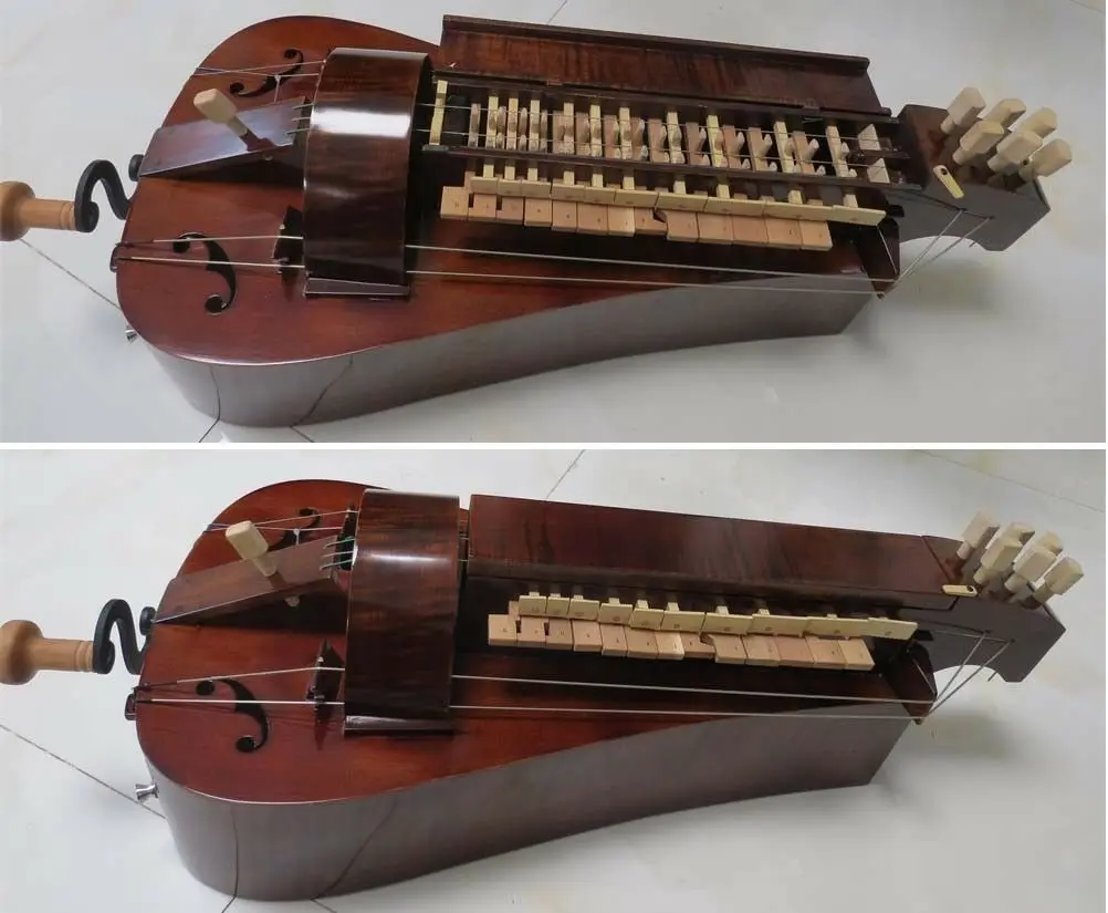 Ручная работа из клена 6 струн 24 ключа Hurdy Gurdy | Спорт и развлечения