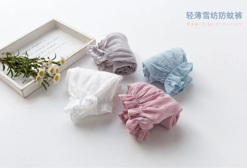 New Summer Chiffon Anti-mosquito Pants Children Pants Men And Women Children Leggings GIRL'S Leggings