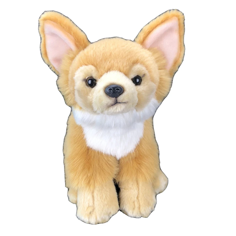 Simulation Chihuahua Dog Doll Children Plush Toy Kid Stuffed Animals Gift