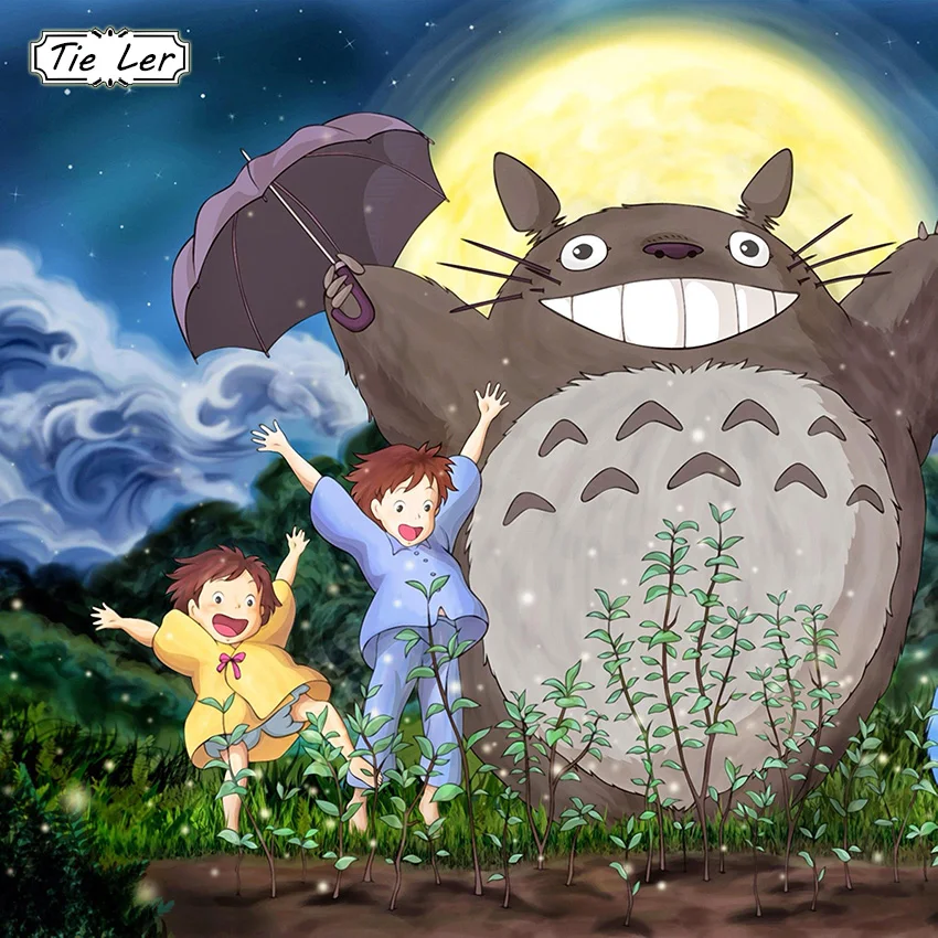 Paper Poster Wall-Sticker Kraft Miyazaki Retro Anime Cartoon Cafe Nostalgia LER TIE Bar