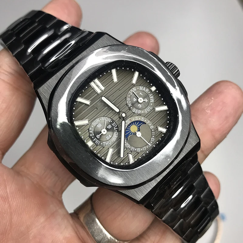 

10 colors pp Automatic black dial watch 39mm Luxury brand Watches Men Sweeping Movement aaa Watch all Small Dials Work