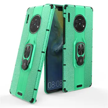 

10pcs/lot Armor Phone Cover Case For Huawei P30 Lite Nova 4E Mate30 Mate 30 Pro Silicone Shockproof Ring Magnetic Car Hold Coque