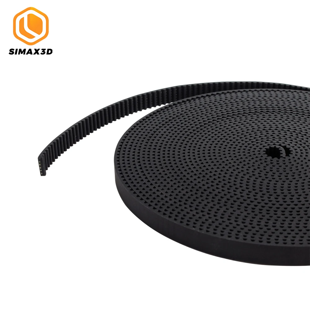 SIMAX3D hotend DIY 3D принтер пояс GT2 Ремень 6 мм 5 метров запчасти аксессуары ГРМ для ender 3 pro