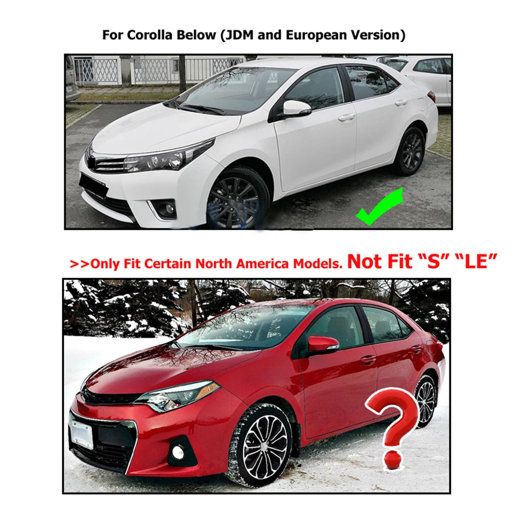 Брызговики брызговики автомобиля Передняя Задняя ABS пластиковая защита от брызг Замена для Toyota Corolla