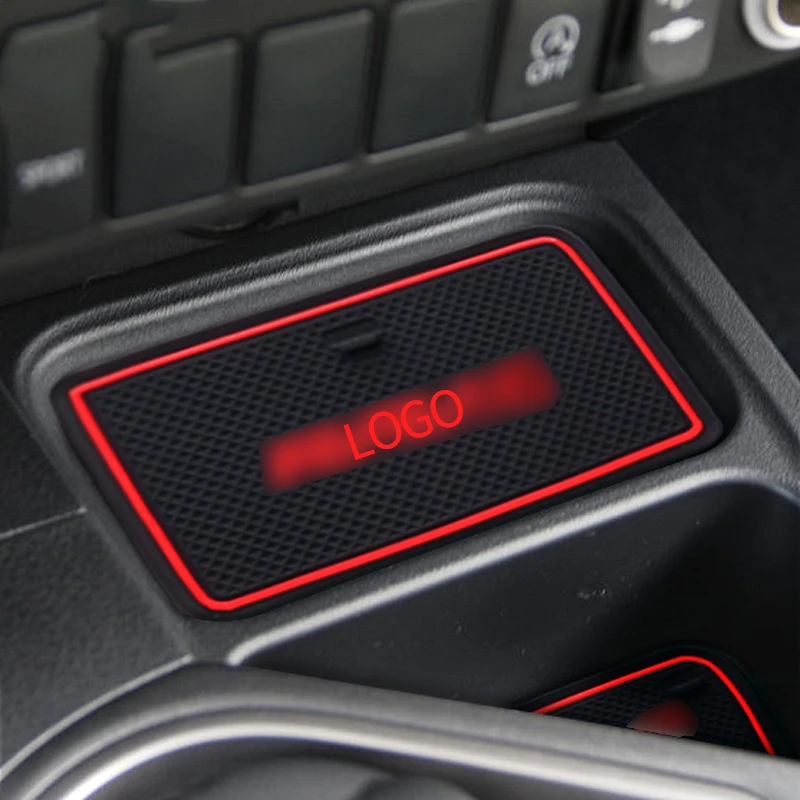Для- Toyota RAV4 Rav 4 ворота Слот Коврик Нескользящие чашки коврики противоскользящие двери groove коврик интерьер автомобиля Стайлинг Аксессуары 14 шт