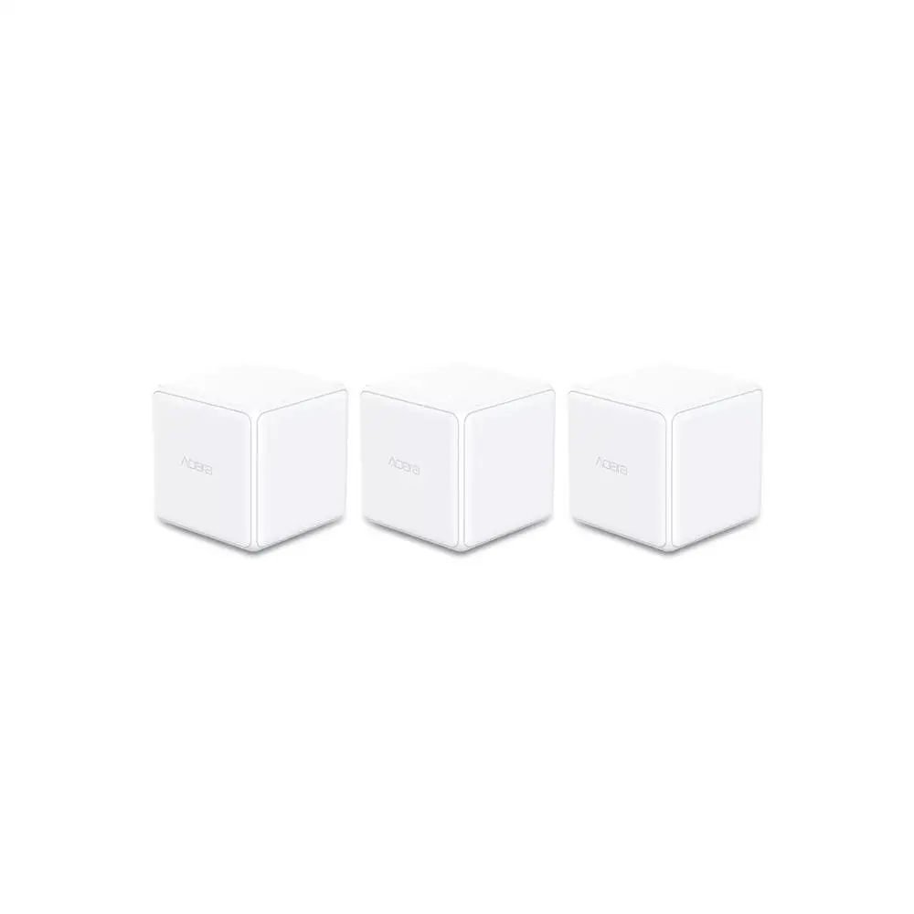Cube Sensor 3 Pcs Xiaomi Mijia Aqara магический куб контроллер Zigbee версия управляется шестью мерами умный дом устройство работает через приложение mijia Home подключение - Цвет: Cube Sensor 3 Pcs
