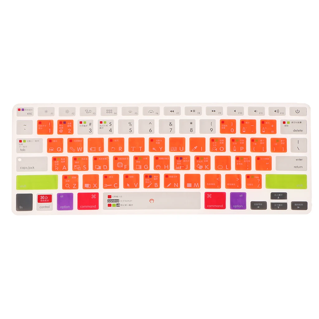 AI Keyboard Skin Cover TPU Keyboard Cover For Apple Macbook Air 13" 15" 17"