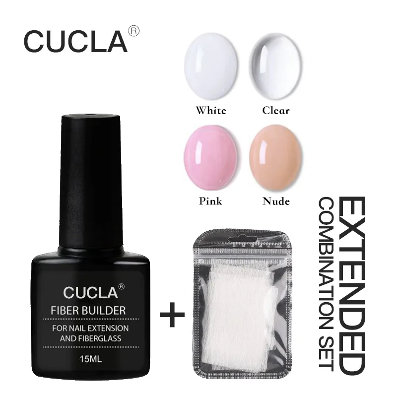 

22ml Nail Extension Gel Kit Nail Extension Poly Set With Fiber paper Conbination Set Polish Nail Art Set TSLM2