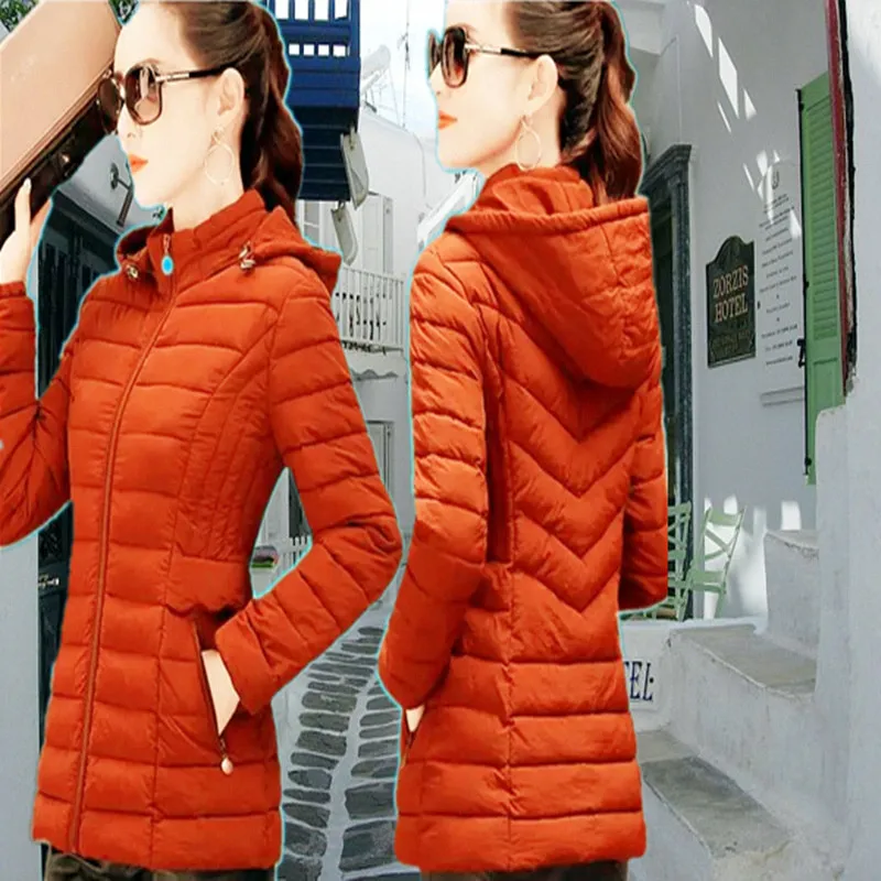 

Fall And Winter Clothes Middle-aged WOMEN'S Cotton-padded Clothes Middle-aged WOMEN'S down Jacket Mid-length Middle-aged Women D