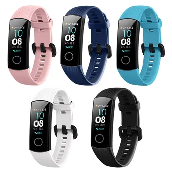 

Strap For Huawei Honor Band 5 Smart Bracelet Strap Silicone Colorful Sports Watchband Wrist Strap for Huawei Honor Band5 Correa