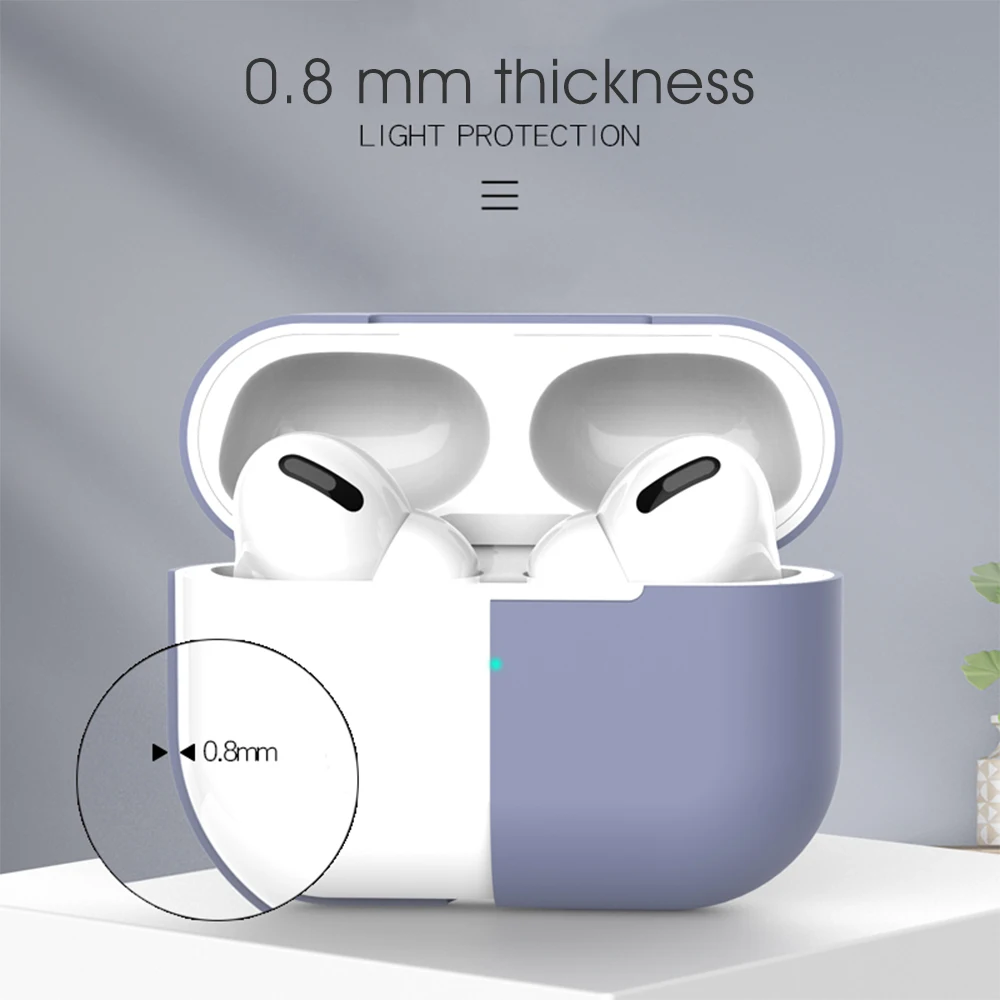 2 в 1 чехол защитный полный чехол для Apple Airpods pro Чехол Bluetooth наушники мягкий чехол для Airpods 3 Pro защитная сумка Capa