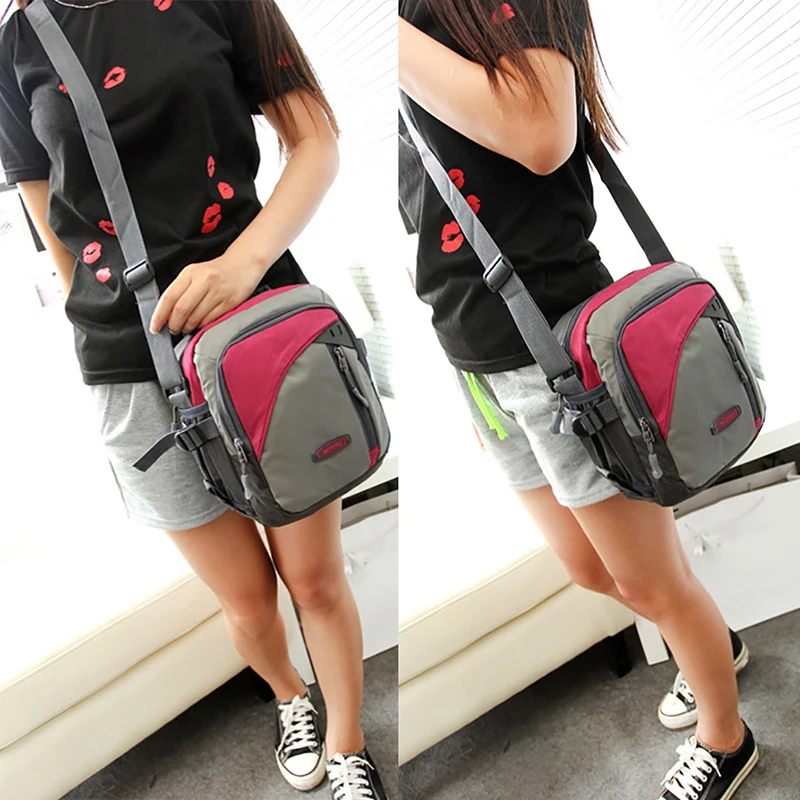 Casual bag women's handbag messenger cross-body bag men nylon fabric shoulder bag waterproof mobile packet