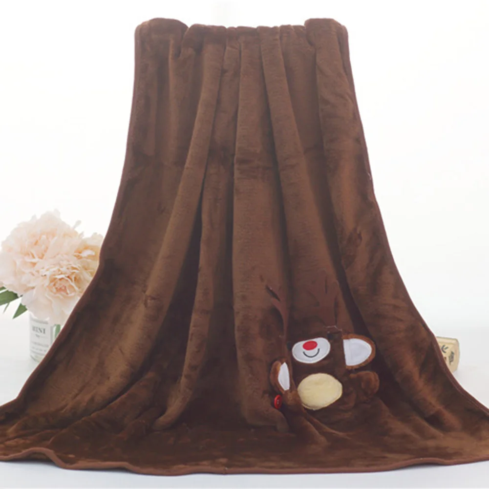 2 в 1 рождественское одеяло подушка форме Санта Клауса Коралловое Флисовое диван