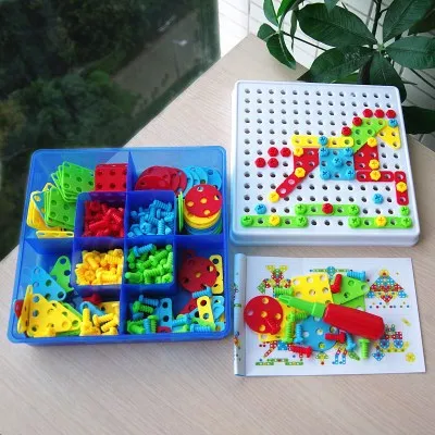 Screw Toy 3-4-5-6 a Year of Age Children'S Educational Shape Matching Assembled Toys GIRL'S And BOY'S Baby Gift