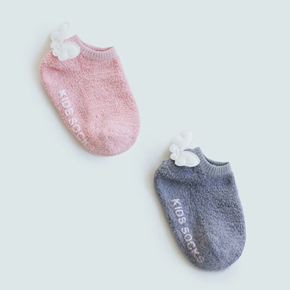 1 пара, Симпатичные детские носки рождественские носки из кораллового флиса осенне-весенние нескользящие носки-тапочки для малышей гетры для малышей