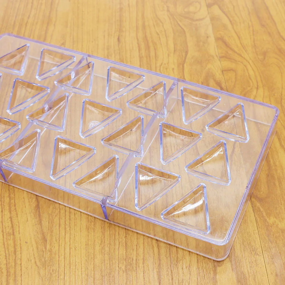 21 даже треугольники, чтобы сделать шоколадные формы Твердые суставы DIY один мульти-сетки выпечки формы леденец плесень