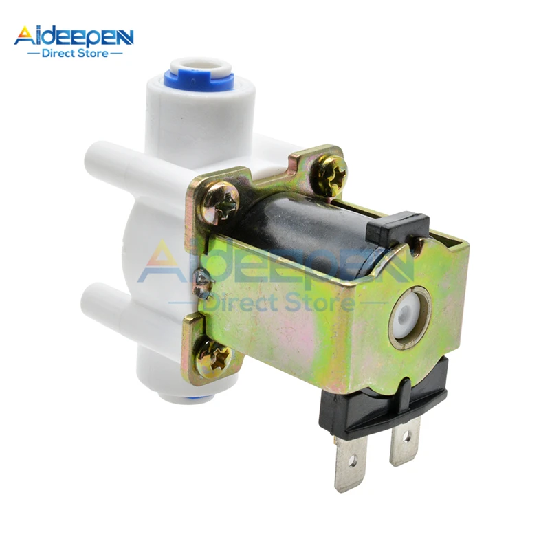 DC 12V 24V NC Electric Solenoid Valve Water Air Inlet Flow Switch 1/4 " Inlet water solenoid valve For Washing Machine