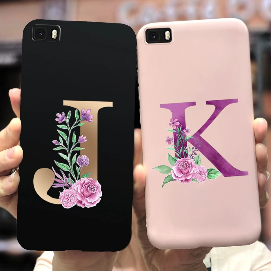 Letters Cover For Huawei P8 Lite ALE L21 Case Soft Silicone Phone Cases Huawei P 8 lite Shockproof Bumper Fundas|Phone Case Covers| - AliExpress