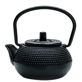 

Decorative Small Tea Kettle Cast Iron Teapot Tabletop Ornament Adornment