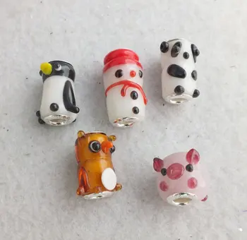 

free delivery !! 100pcs 4.5mm glass loose beads DIY style decoration 925 sterling !