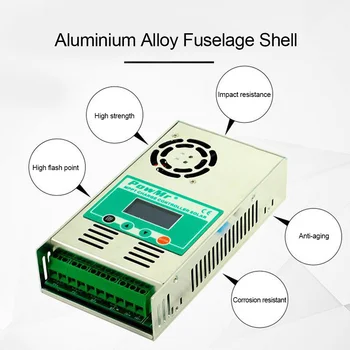 

MPPT-60A Safe And Reliable Solar Charge And Discharge Controller 12/24/36/48V Auto-Max DC190V Input Solar Controller With Fan