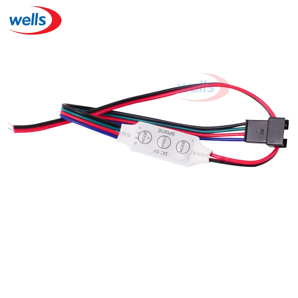 

3key DC5v RGB Led strip Mini controller with 4pin connector for WS2801 Module