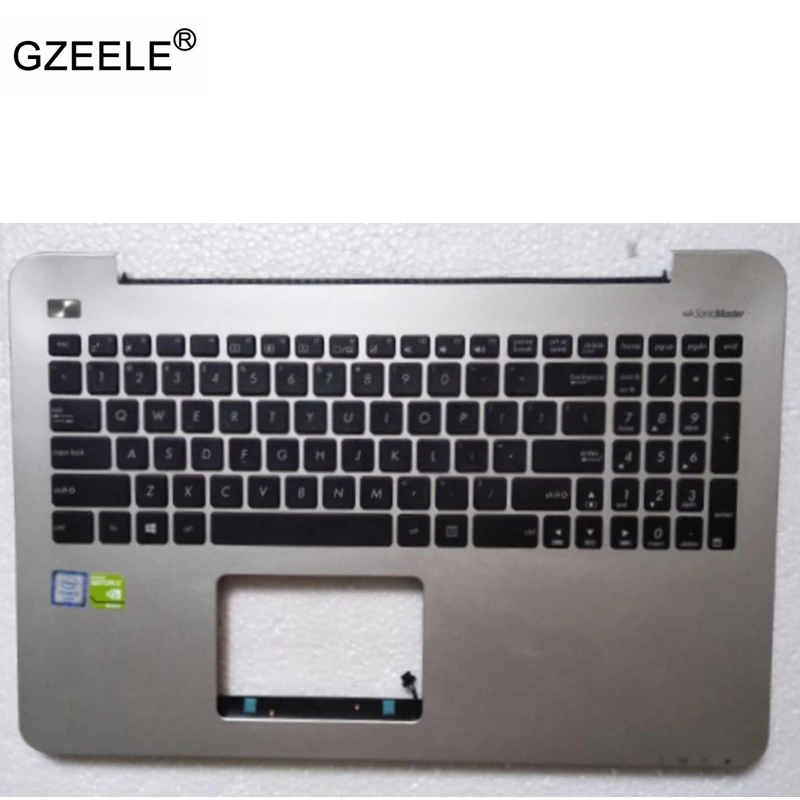 GZEELE Ноутбук Упор для рук верхняя крышка для ASUS X555M X555 K555L DX992L V555L Упор для рук верхняя крышка клавиатуры ободок C оболочка - Цвет: C shell