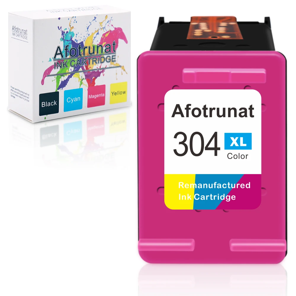 Реконструированный фотоаппарат Afotrunat 304 XL трехцветный 304XL для HP Envy 5010 5020 5030 5055 Deskjet