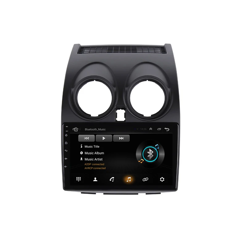 Top 9" Android Car DVD Multimedia Player GPS For Nissan Qashqai 2008 2009 2010 2011 2012 car radio stereo navigator bluetooth wifi 2