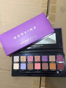 

Anastasia Beverly Hills NORVINA EyeShadow 14 Color Colorful Eyeshadow Palette Sombras Pigment Eyeshadow Kit Full Professional