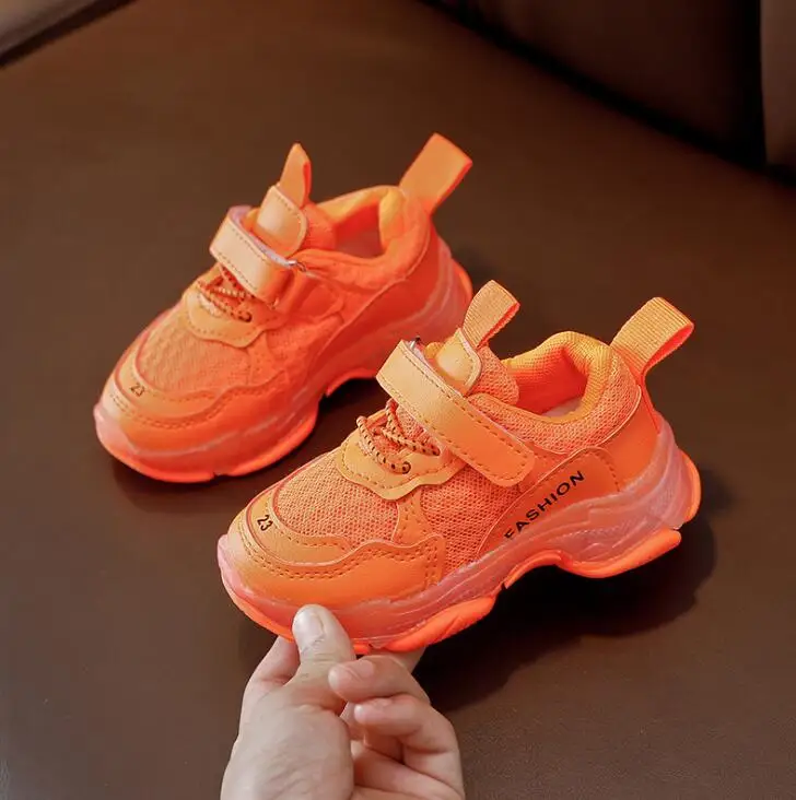 Spring Autumn Boys Shoes Casual Sports Kids Sneaker Moccasins Solid Anti-slip Children Shoes for Boys - Color: picture color